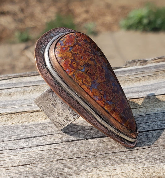 Hungarian Red Agate Ring